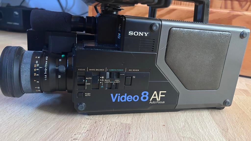Sony Video 8 AF Camcorder - Vintage Videocamera, Audio, Tv en Foto, Videocamera's Analoog, Ophalen of Verzenden, 8mm, Camera
