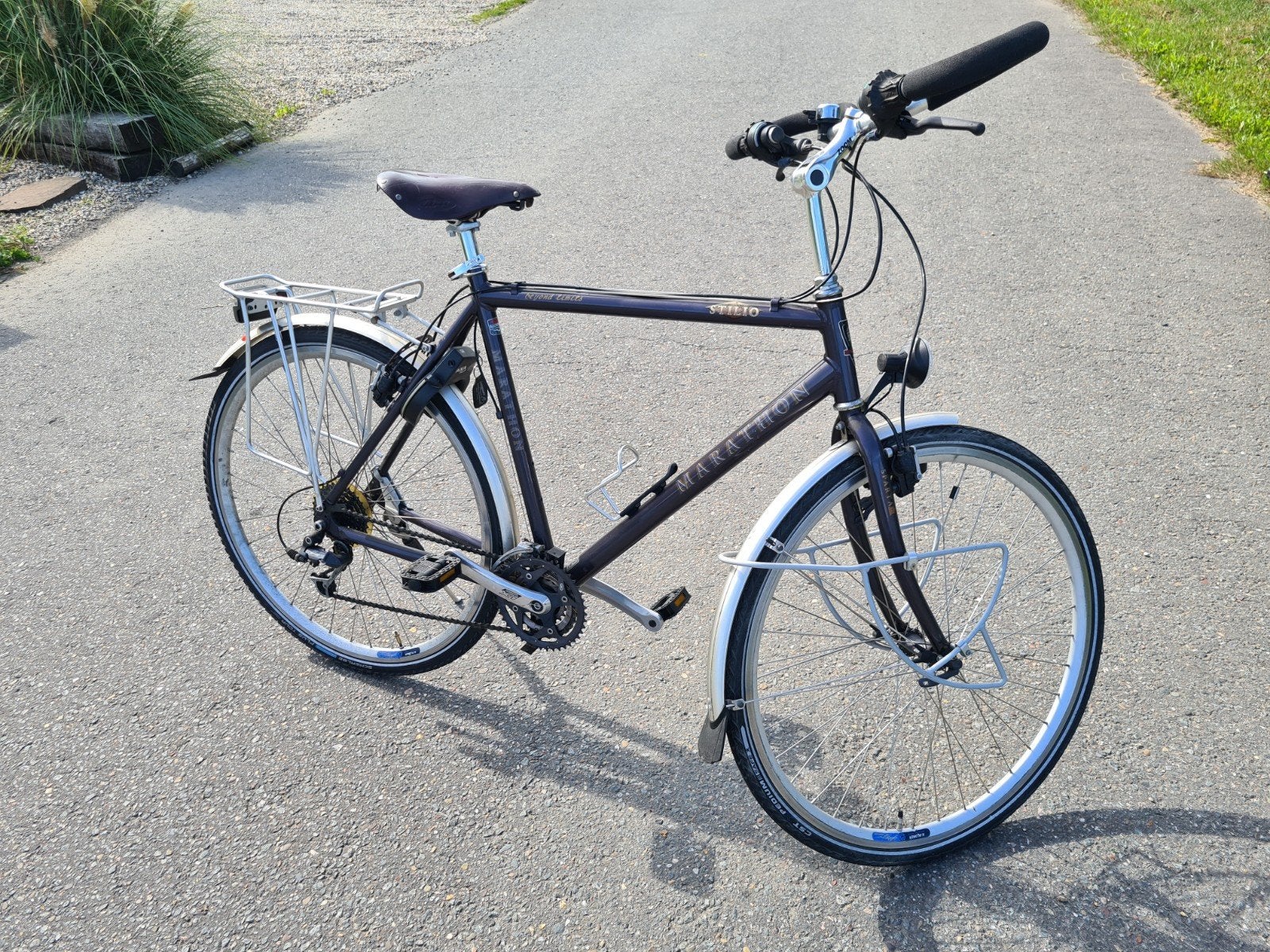 Sparta Marathon vakantiefiets, 28 inch, Gebruikt, Velgrem, Meer dan 20 versnellingen