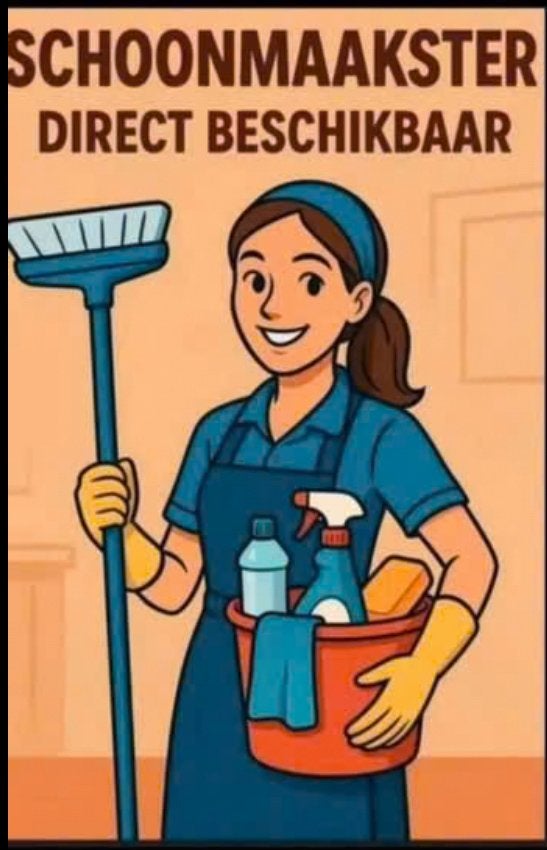 Schoonmaakster - Per direct beschikbaar, Vacatures, Vanaf 10 jaar, Overige vormen, Geschikt als bijbaan