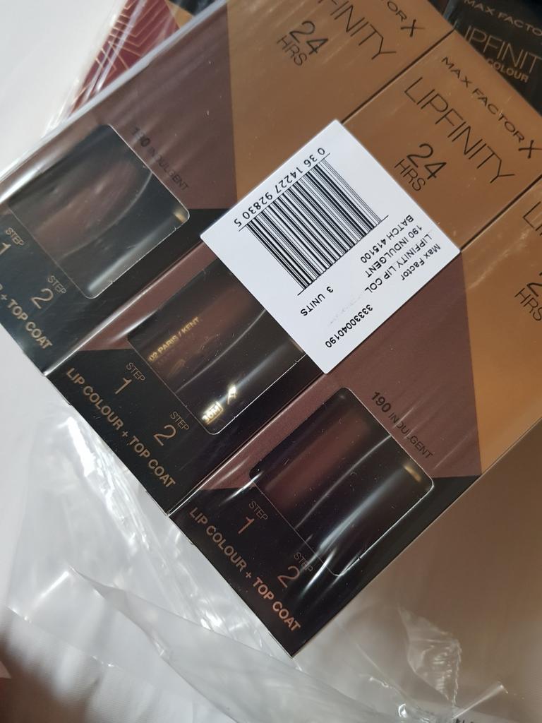 10 stuks maxfactor lipfinity zonder topcoat nr 190, Sieraden, Tassen en Uiterlijk, Uiterlijk | Cosmetica en Make-up, Ophalen of Verzenden