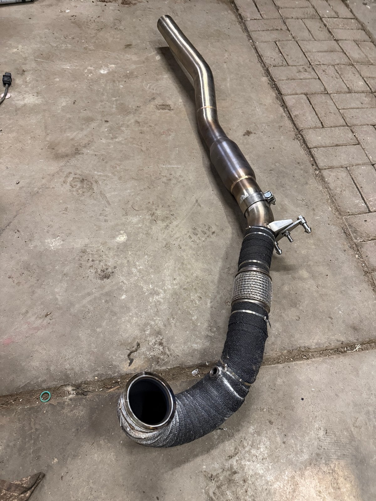Audi a3 8v quattro 3” downpipe met sportcat, Auto-onderdelen, Ophalen, Audi