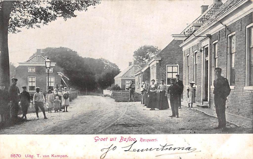 Groet uit Bafloo Rasquerst '06 Het Hogeland Groningen Baflo, Verzamelen, Verzenden, Voor 1920, Gelopen, Groningen