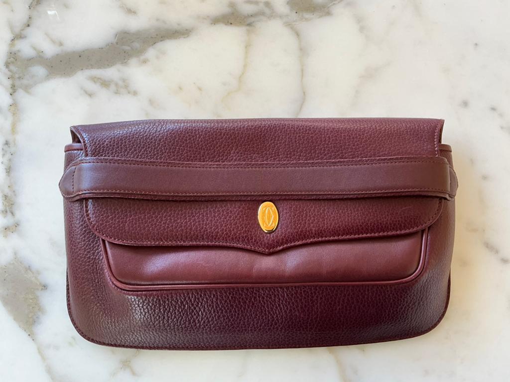 Originele cartier pouch, Sieraden, Tassen en Uiterlijk, Portemonnees, Overige merken, Gebruikt, Ophalen of Verzenden, Leer