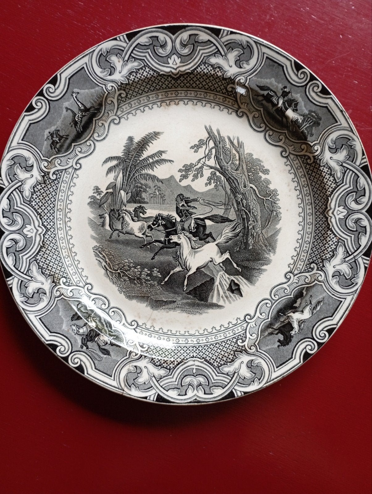 antieke bord ., Ophalen of Verzenden