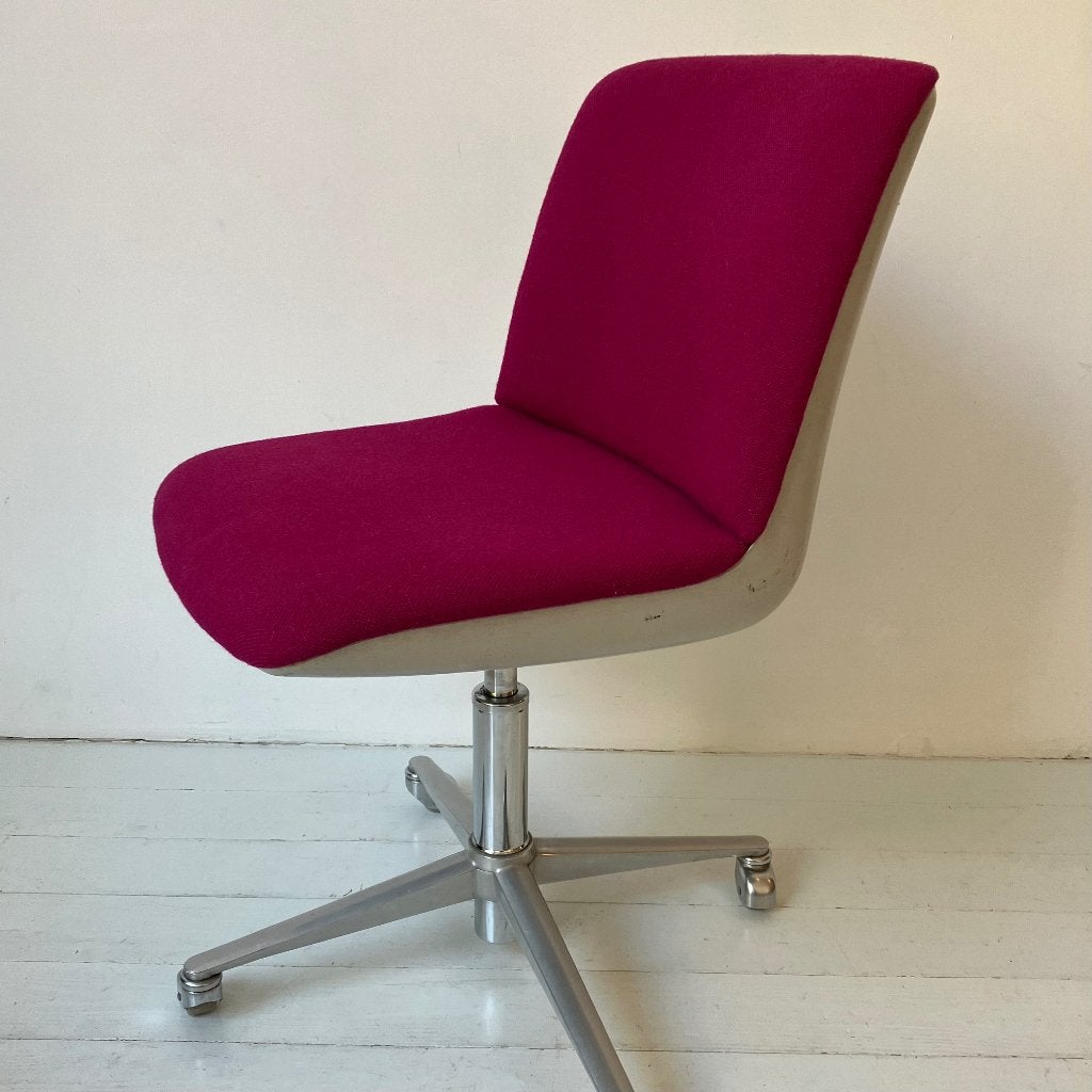 Wilkhan bureaustoel Space Age, Kvadrat stof, Ophalen, Gebruikt, Overige kleuren, Bureaustoel