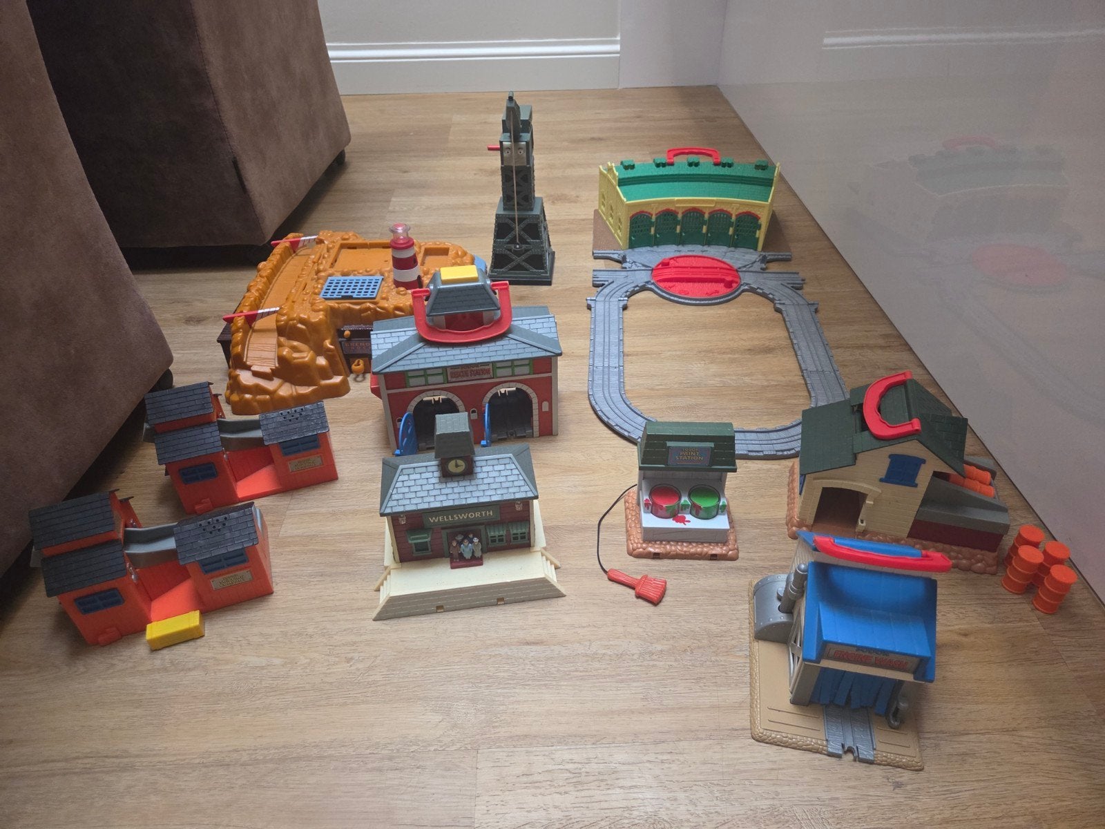 Uitgebreide Thomas de trein set, Ophalen of Verzenden, Gebruikt