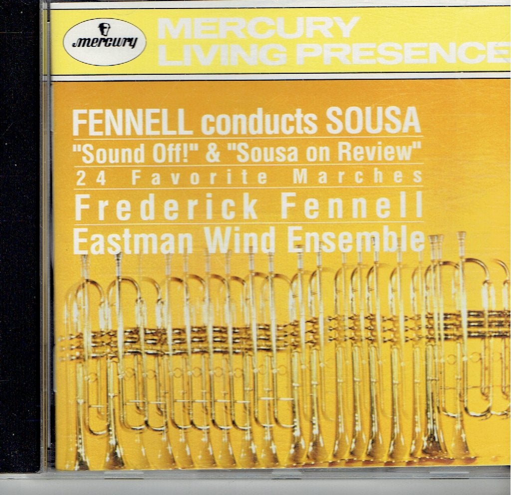hafabra - Fennell Conducts Sousa - Eastman Wind Ensemble, Gebruikt, Ophalen of Verzenden, Inclusief boekje, Blaasorkest/fanfare
