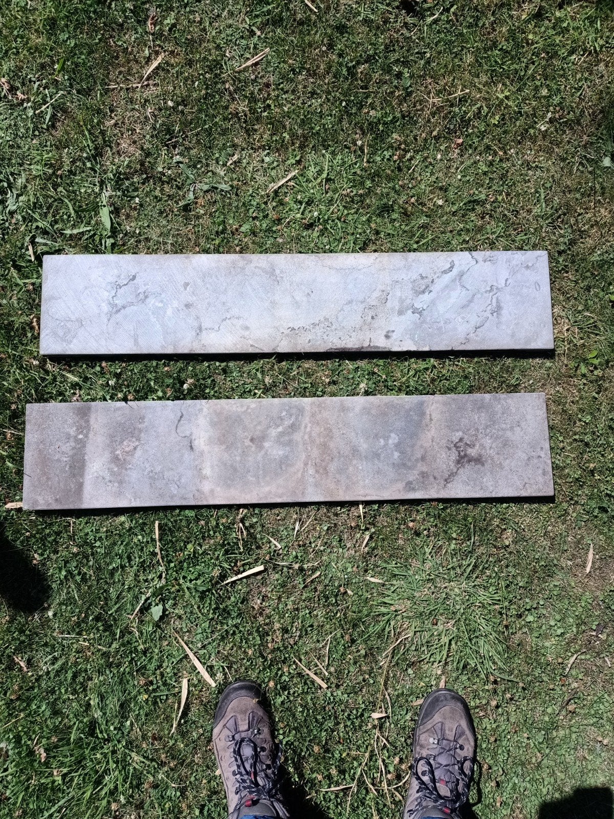 Hardstenen traptreden/vijver randen/zwembad randen. 100x20x3, Doe-het-zelf en Verbouw, Tegels, Ophalen, Minder dan 5 m², 60 cm of meer