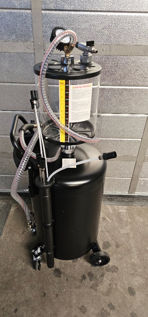 HBM 70 Liter Olie opvangsysteem, Olie Afzuiger, Olie Remover, Ophalen, Zo goed als nieuw