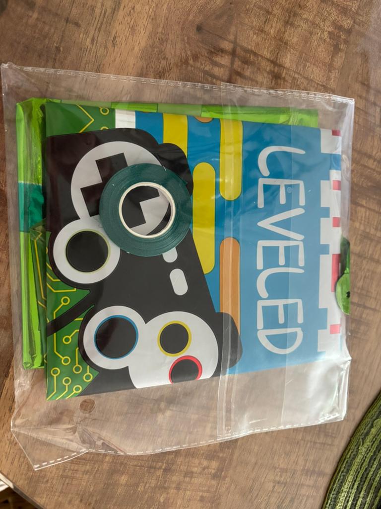 Ballon 7, met diverse ballonen, game controller thema, Ophalen of Verzenden, Nieuw, Versiering, Verjaardag