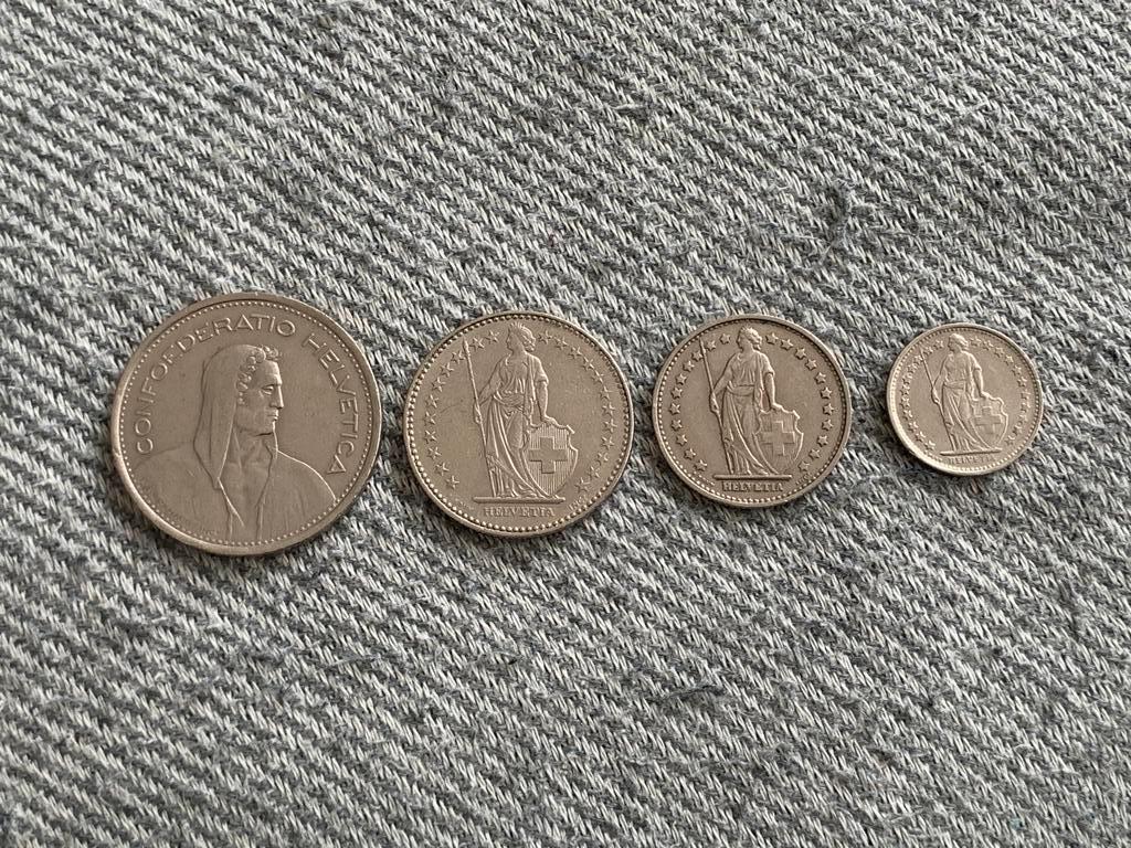 Setje Helvetia munten 1968-1992, Ophalen, Overige landen, Setje