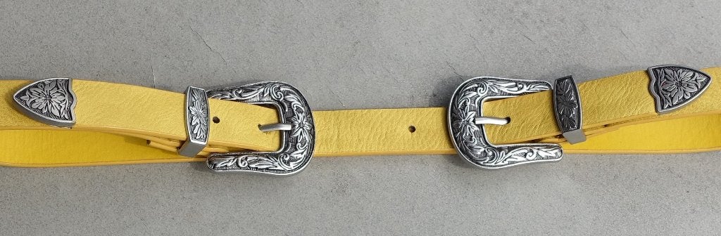 verstelbare damesriem met dubbele gesp nr. 81493ge - nieuw, Kleding | Dames, Minder dan 3 cm, Overige kleuren, 100 cm of meer