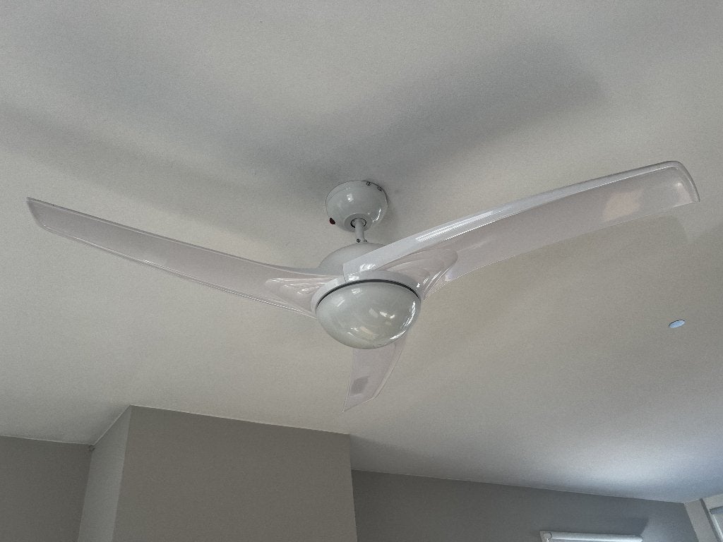 Foto 4 van Plafond ventilator lamp wit 1.30
