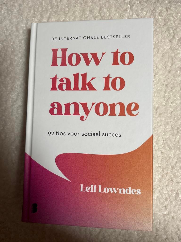 How to talk to anyone, Ophalen of Verzenden, Gelezen, Sociale psychologie