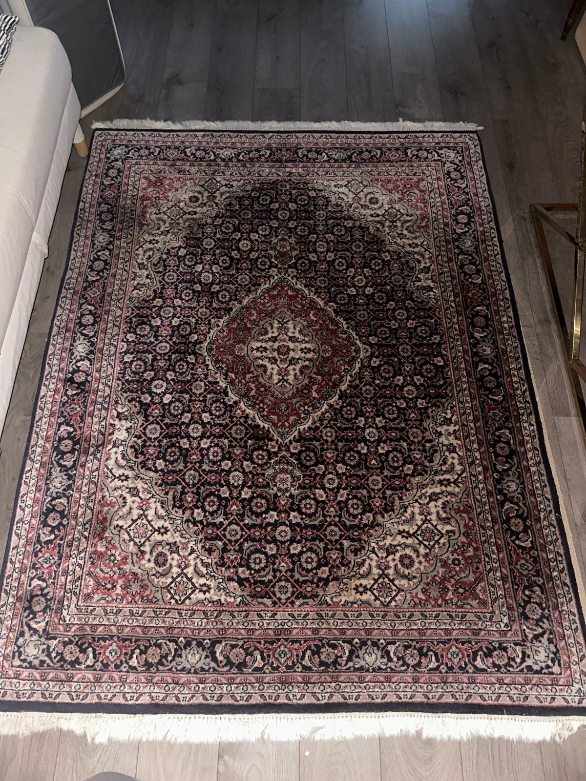 Prachtig Perzisch tapijt - Klassiek design, Ophalen, 100 tot 150 cm, Blauw, Zo goed als nieuw