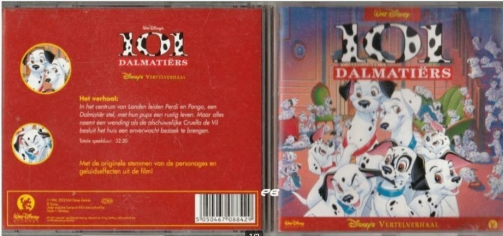 101 Dalmatiërs - Disney's vertelverhaal"", Boeken, Ophalen of Verzenden, Cd, Kind