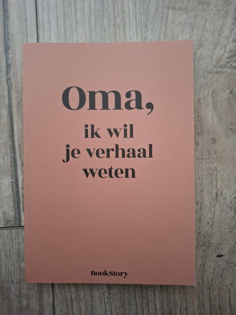 Oma, ik wil je verhaal weten - BookStory boek, Ophalen of Verzenden, Nieuw, Onbekend, Overige