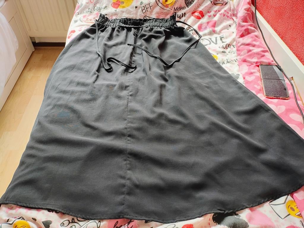 Skirt, Zwart, Maat 46/48 (XL) of groter, Ophalen of Verzenden, Zo goed als nieuw
