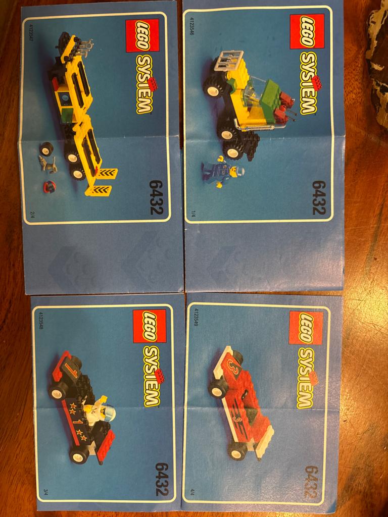 LEGO System 6432: Race Truck met 2 raceauto's, Ophalen of Verzenden, Gebruikt, Overige merken