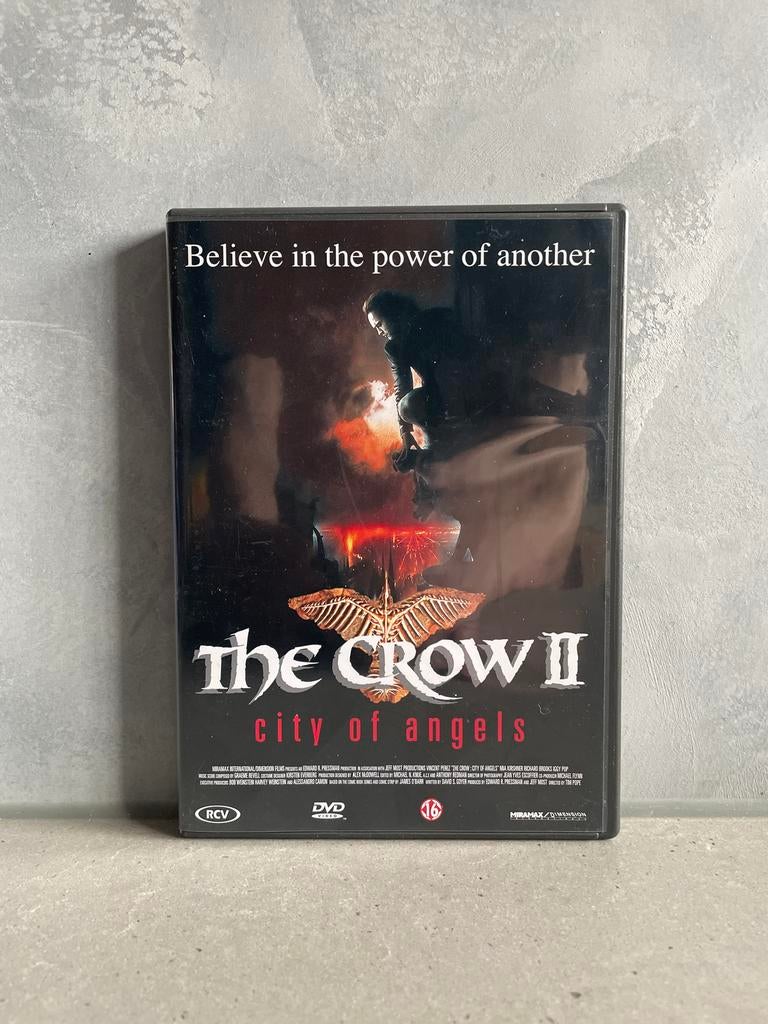The Crow II: City of Angels DVD, Vanaf 16 jaar, Ophalen of Verzenden, Zo goed als nieuw