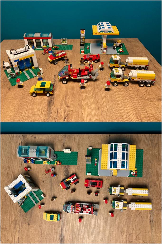 Lego Town Shell serie 1252 t/m 1256, Kinderen en Baby's, Speelgoed | Duplo en Lego, Ophalen, Gebruikt