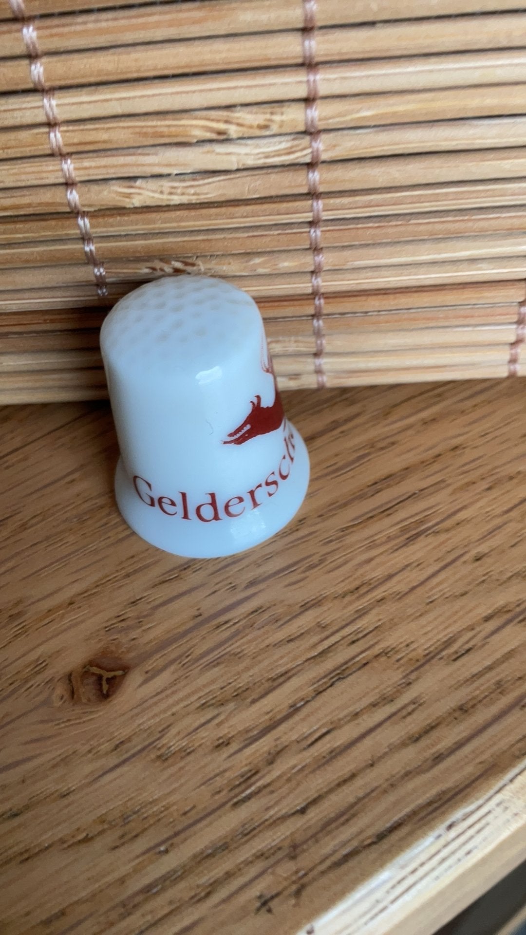 Geldersche Kasteelen vingerhoed vingerhoedje vingerhoedjes, Verzenden, Nieuw, Porselein, Nederland
