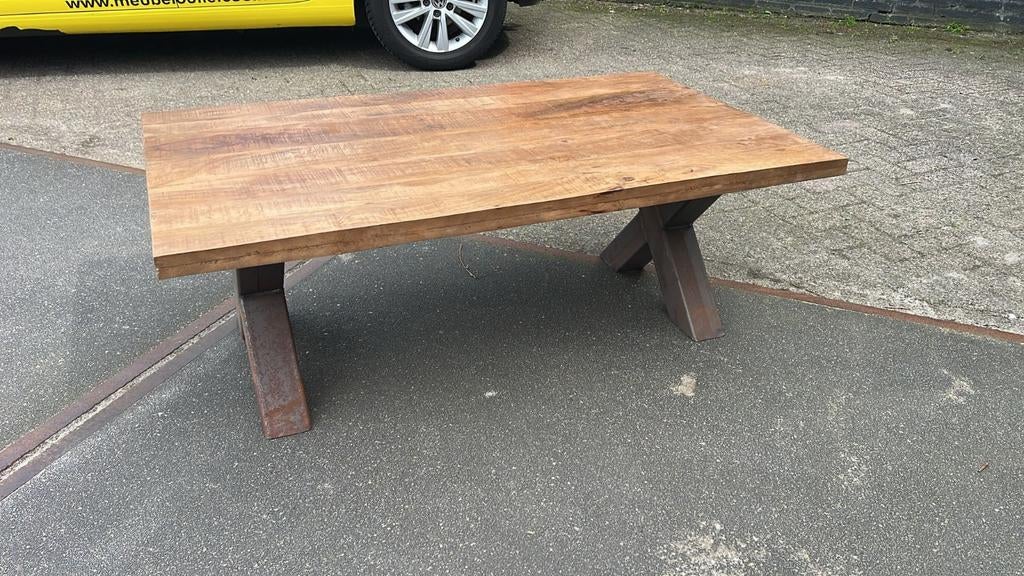 Salontafel Massief Mango 120 x 70 x 40 B-keus 149,00, Ophalen, 100 tot 150 cm, 50 tot 100 cm, Zo goed als nieuw