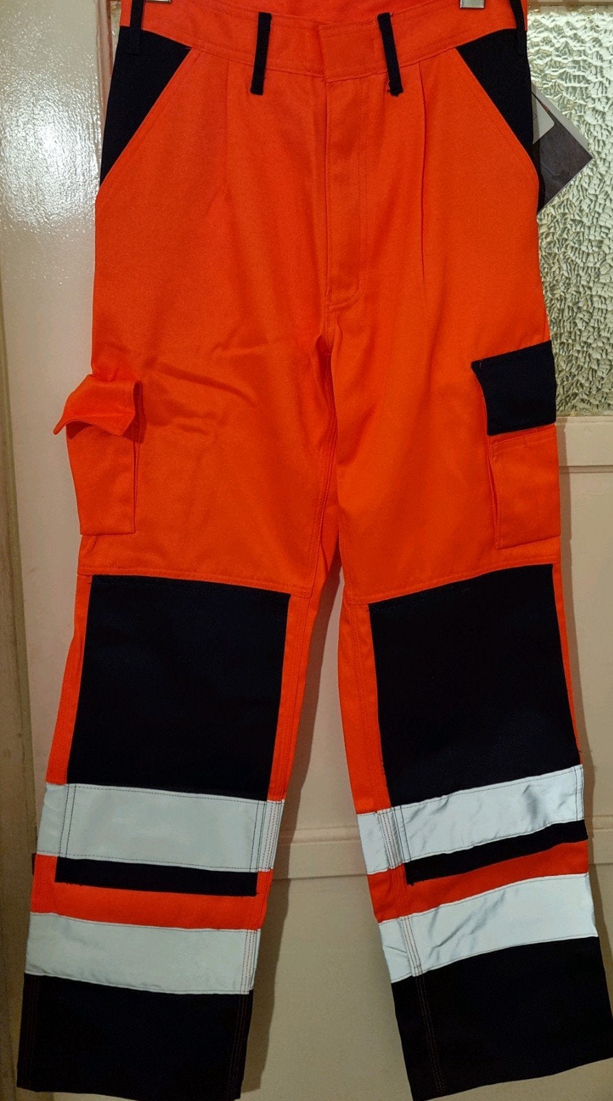 Format oranje reflecterende werkbroek maat 44 en 62, Ophalen, Format, Nieuw, Dames