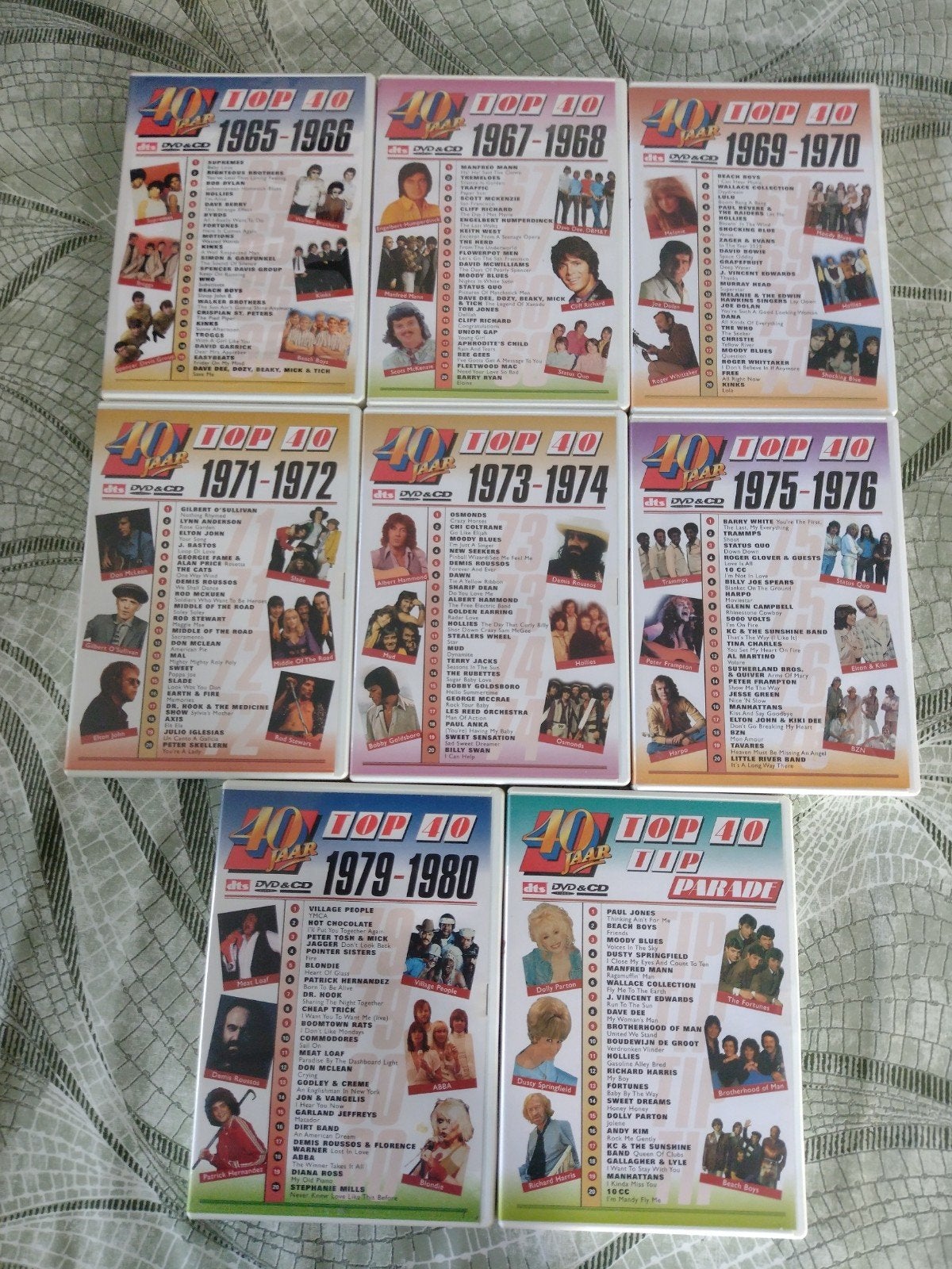 40 jaar top 40 dvd cd 7 stuks plus Tipparade, Cd's en Dvd's, Alle leeftijden, Ophalen of Verzenden, Zo goed als nieuw