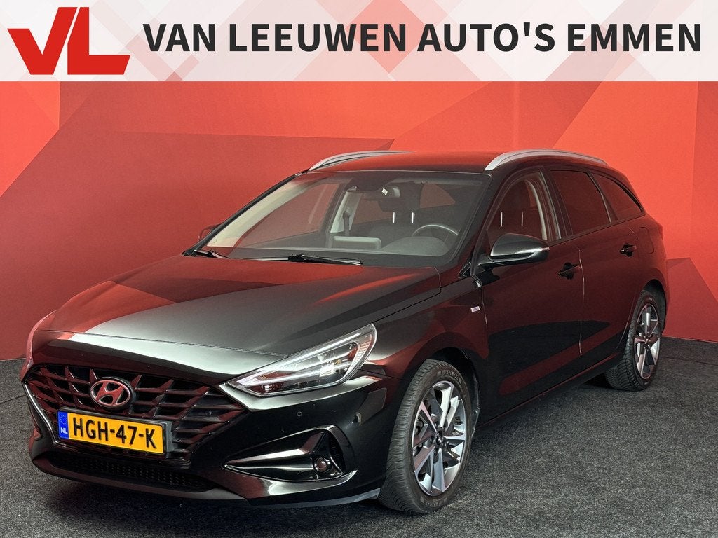 Hyundai i30 Wagon 1.0 T-GDi MHEV Comfort | Clima | Stoel/Stu, Auto's, Hyundai, Stof, Gebruikt, Automatische klimaatregeling, Zwart