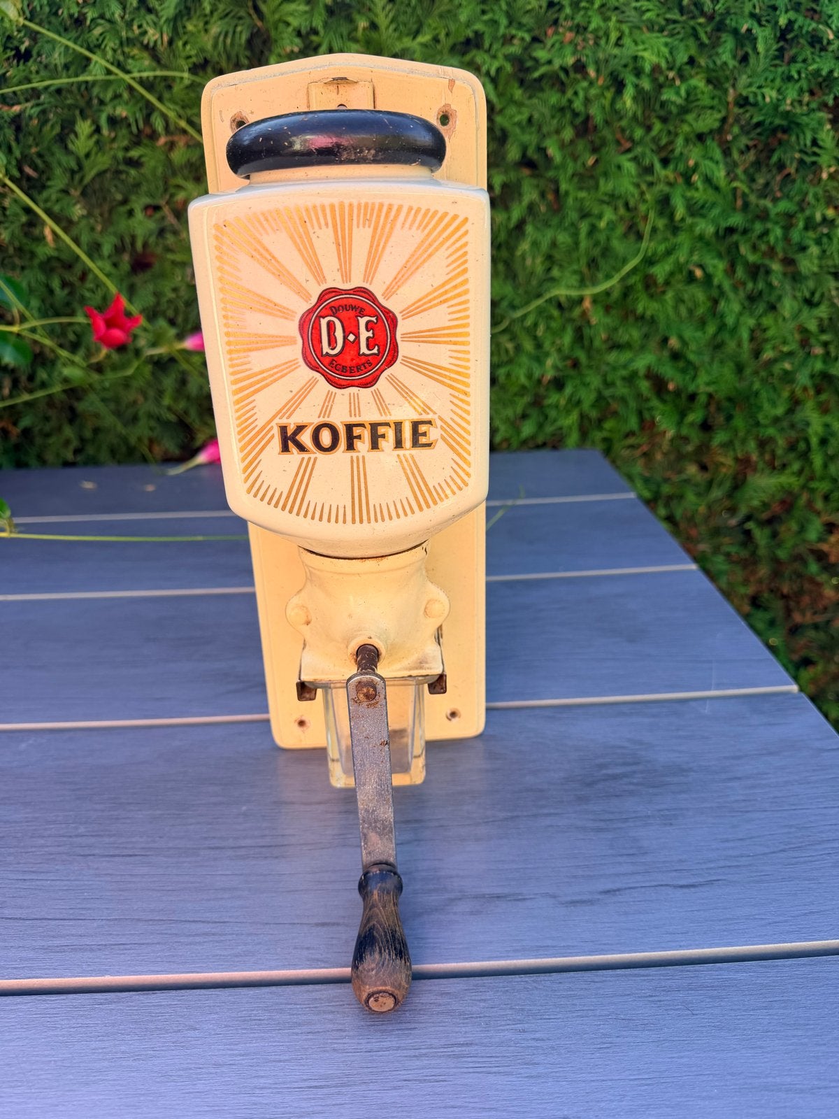 Vintage Douwe Egberts Koffiemolen - Wandmodel, Ophalen