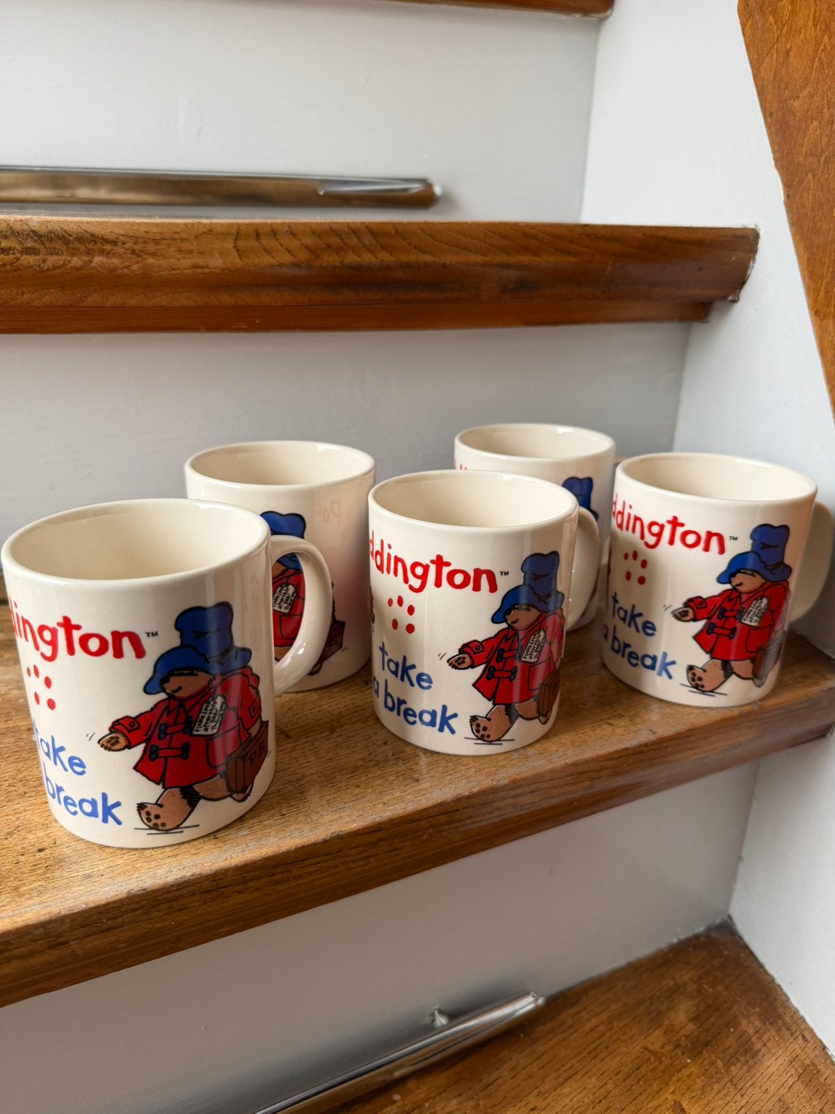 3x Paddington ‘take a break’ mok, Ophalen of Verzenden, Zo goed als nieuw, Overige stijlen, Kop(pen) en/of Schotel(s)