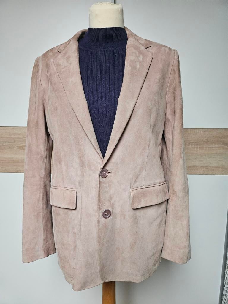 Ralph Lauren Purple label blazer , lamsleer, Beige, Ophalen of Verzenden, Maat 36 (S), Gedragen