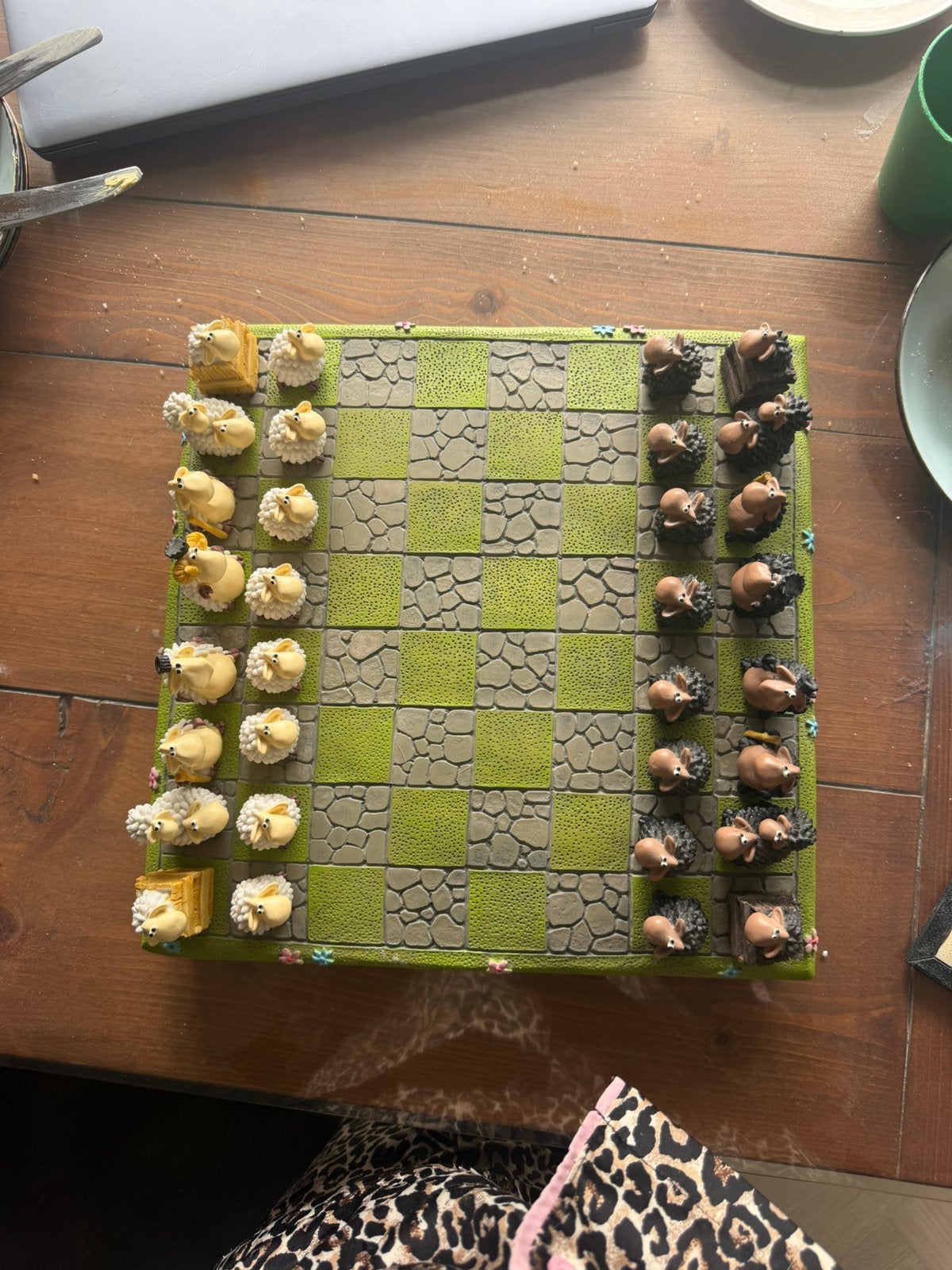 Schaakbord schapen, Ophalen, Zo goed als nieuw