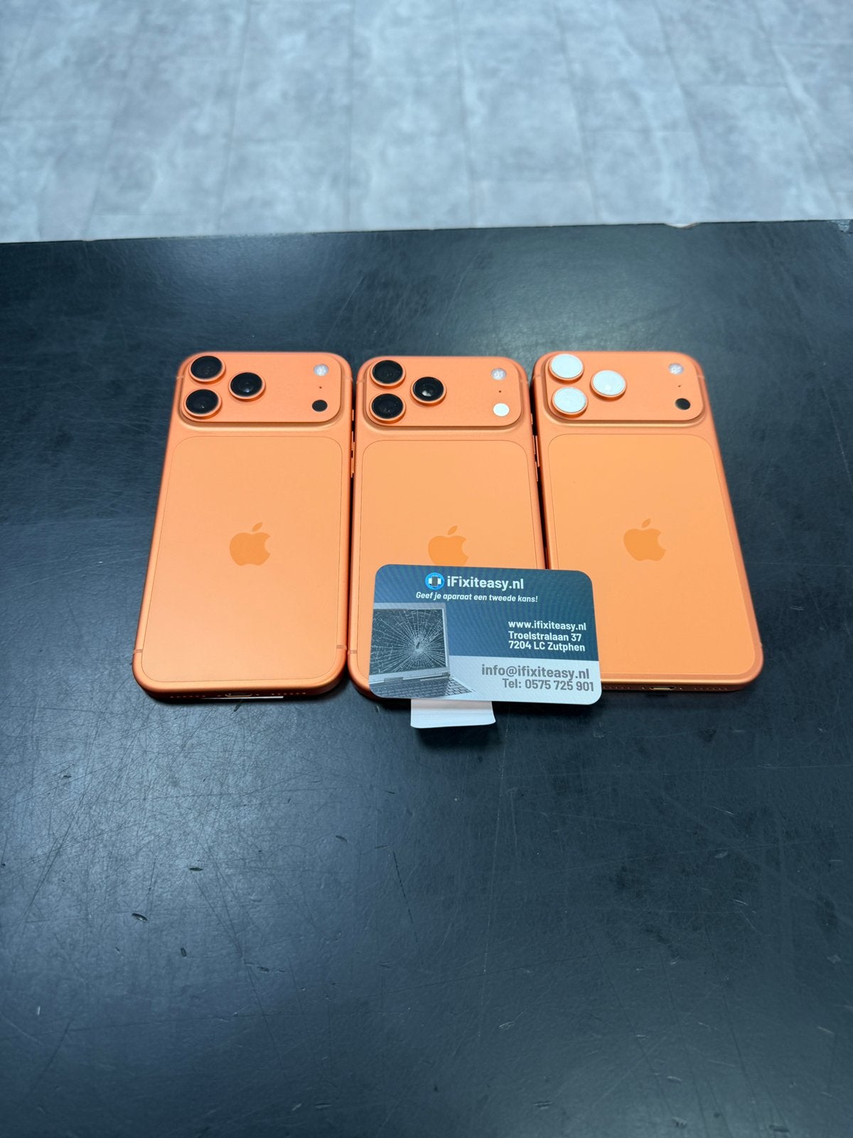 iPhone 17 Pro Max 512GB Oranje! Ongebruikt! Nieuw. Garantie, Ifix, 512 GB, Ophalen of Verzenden, Zo goed als nieuw