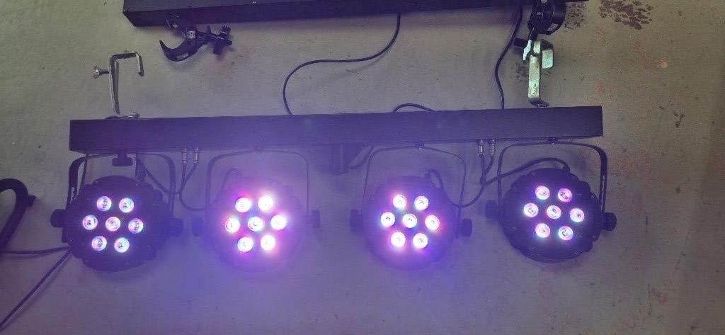 2x Showtec Compact Power Lightset, Muziek en Instrumenten, Ophalen, Gebruikt, Licht, Geluidgestuurd