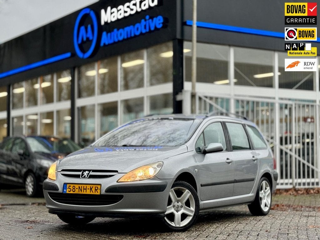 Peugeot 307 Break 2.0-16V XT Camera Leder LM velgen Airco Sp, Voorwielaandrijving, 136 pk, Gebruikt, Origineel Nederlands
