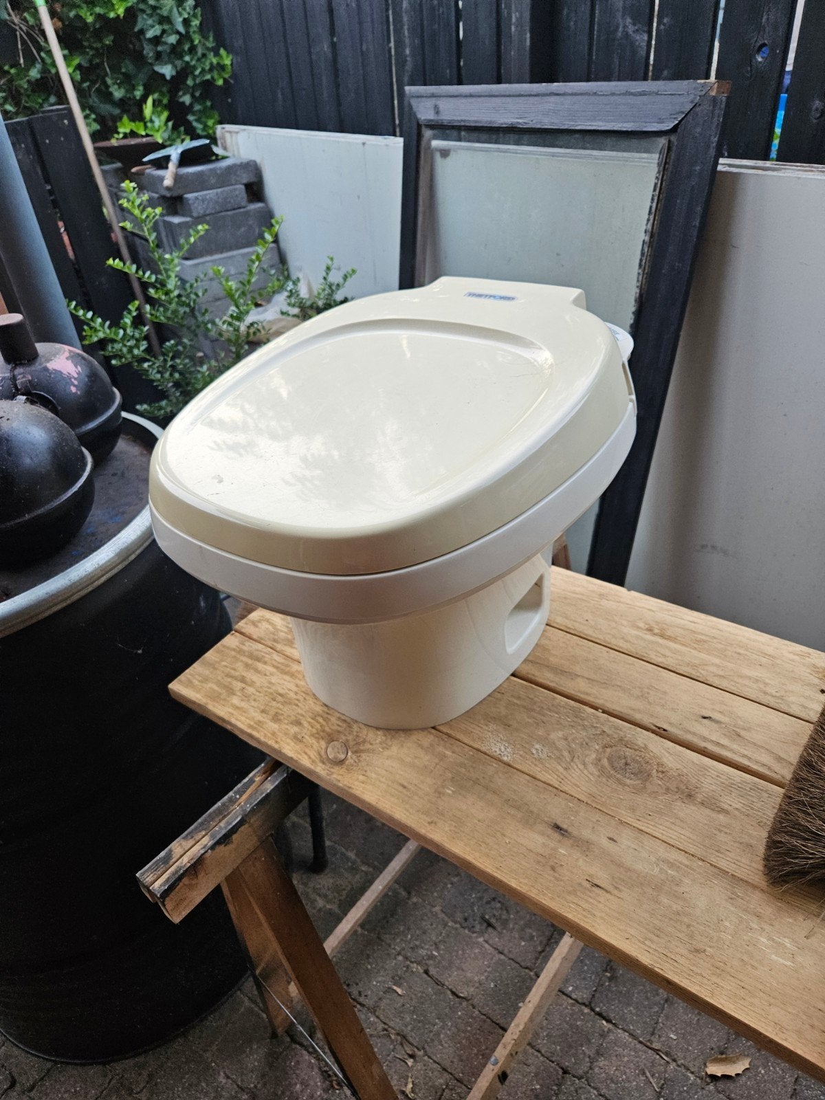 Gebruikt toilet voor camper of caravan, Ophalen of Verzenden, Gebruikt, Toilet