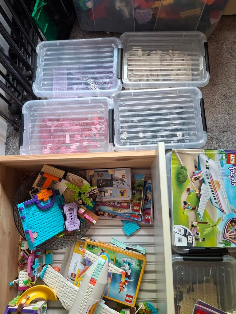 Grote partij LEGO Friends met instructies en opbergboxen, Ophalen, Gebruikt, Lego, Friends