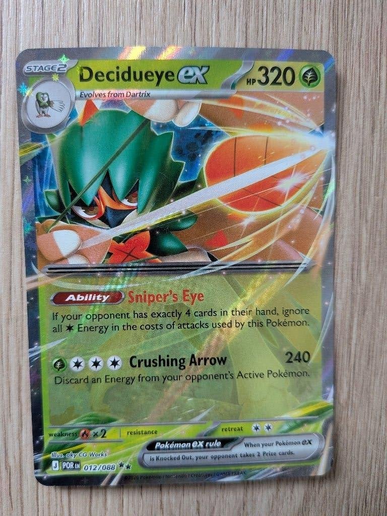 Decidueye EX 012/088, Ophalen, Zo goed als nieuw, Meerdere kaarten