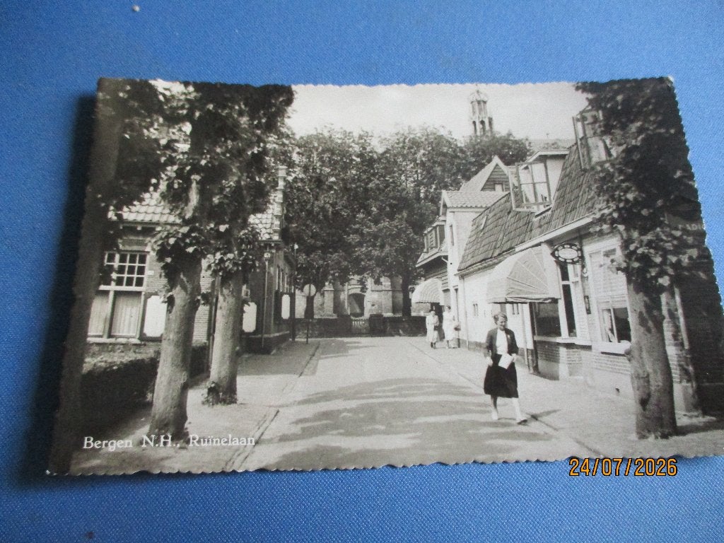 Bergen (NH) 1958, Verzenden, Voor 1920, Gelopen, Noord-Holland