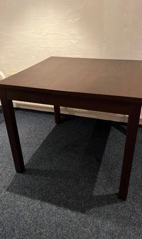 IKEA Uitschuifbare eettafel - Donkerbruin, Ophalen, Gebruikt, 100 tot 150 cm, 50 tot 100 cm