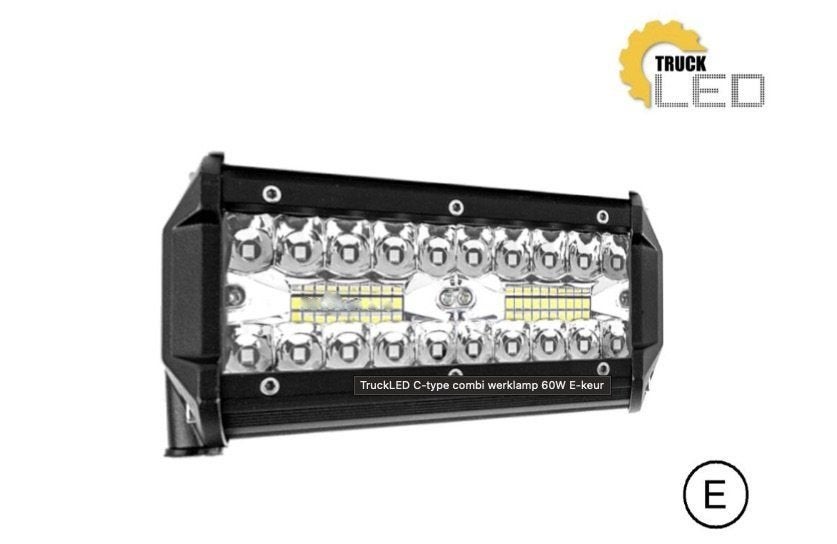 Mobisuv Combi Werklamp C-Type 60Watt E-keur Led Verlichting, Gebruikt, -, Verzenden, -