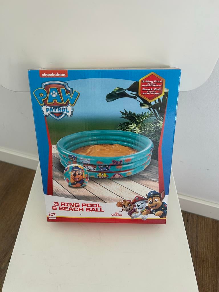 Paw Patrol 3-rings zwembadje met strandbal, Ophalen of Verzenden, Nieuw