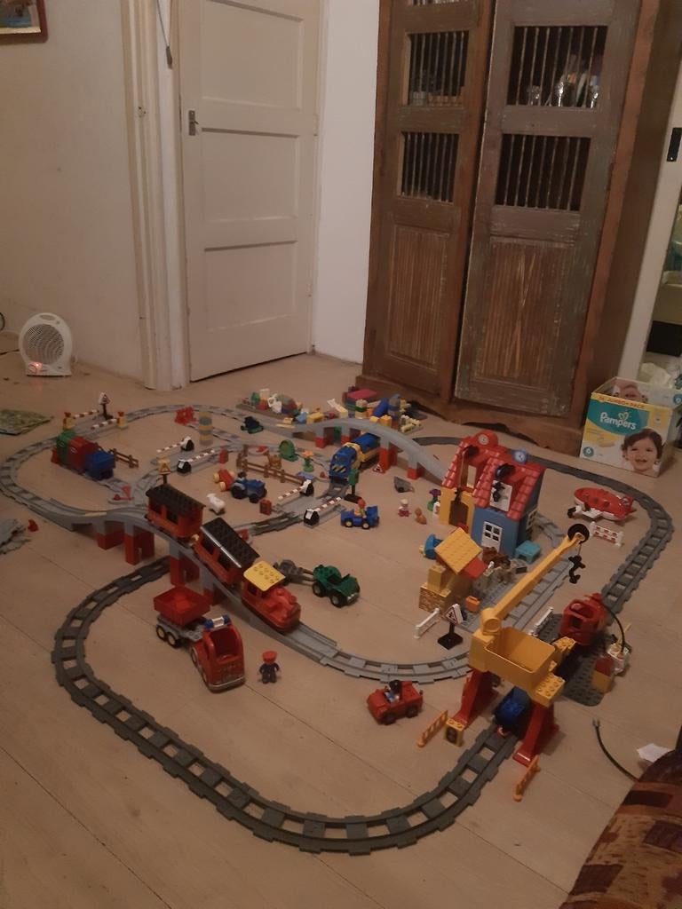 Duplo treinbaan, Ophalen of Verzenden, Gebruikt