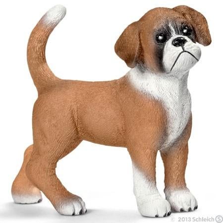 Schleich 16391 boxer, jong, dierfiguur, Ophalen of Verzenden, Zo goed als nieuw, Hond of Kat, Beeldje of Figuurtje