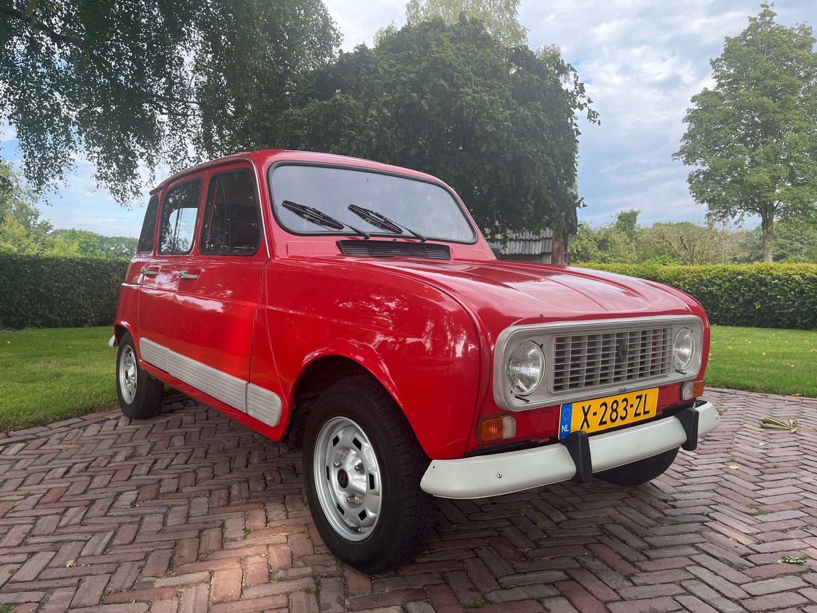 Renault R4 GTL 1989 Rood Klassieker Cultauto in Topstaat, Voorwielaandrijving, 4 cilinders, 347 kg, 480 kg