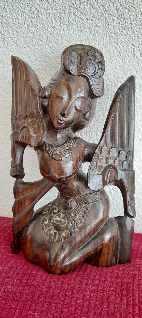 Balinesche Legong danseres coromandelhout 28 cm, Verzenden