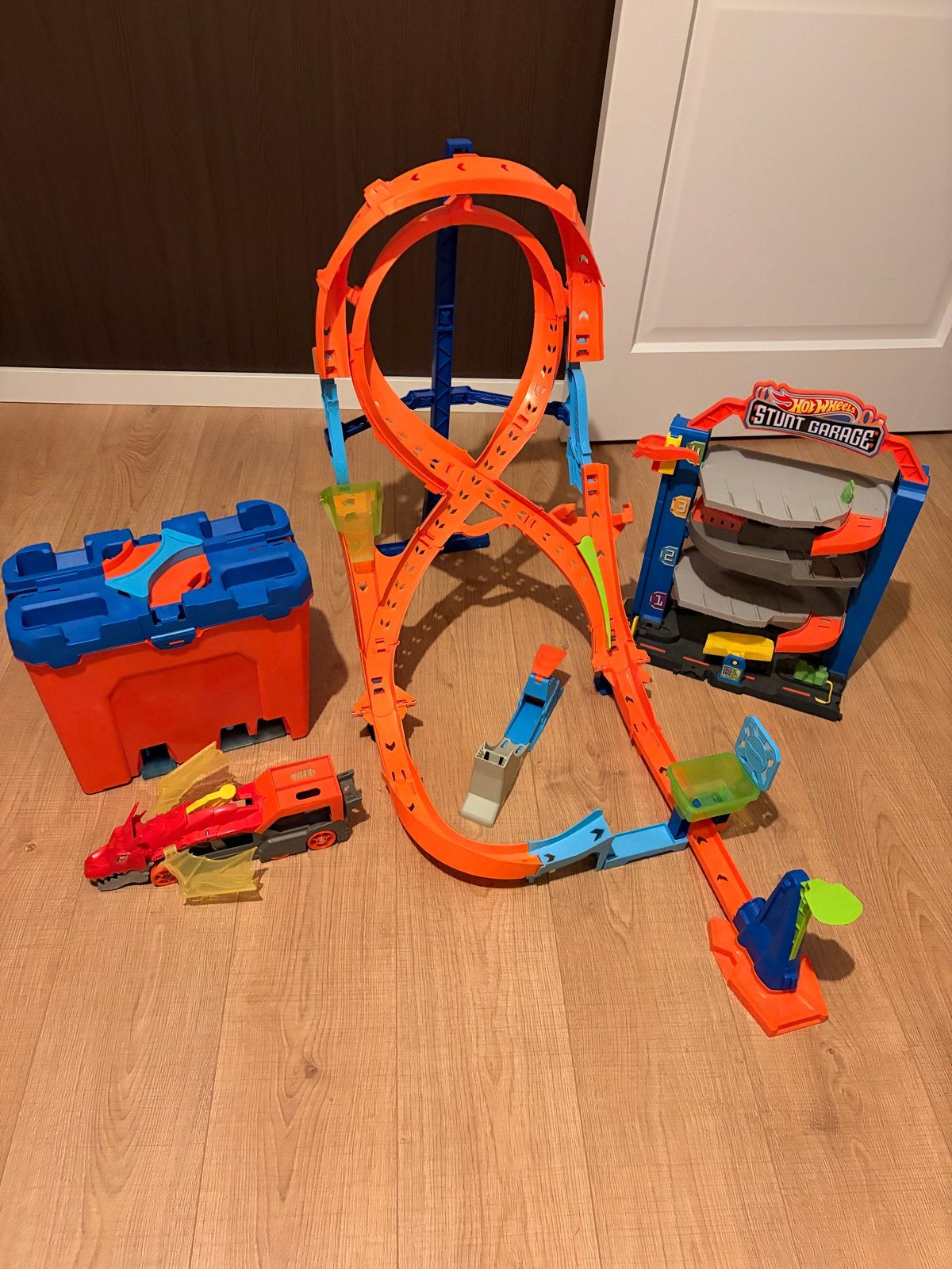 Hot Wheels Racebaan, Ophalen, Met looping, Racebaan, Gebruikt