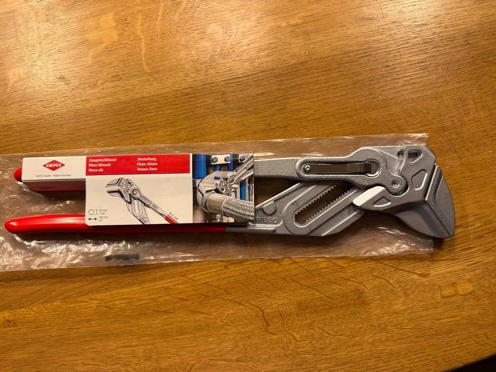 Nieuwe Knipex sleuteltang 83 03 400, Doe-het-zelf en Verbouw, Gereedschap | Handgereedschap, Ophalen, Nieuw, Tang, Knipex